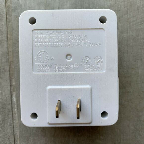 INTERTEK 24-Hour Indoor Timer Programmable Mechanical Pin Timer TESTED WORKS!!!! - Picture 4 of 4